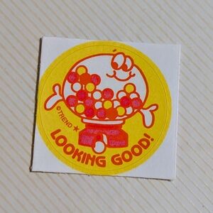 Scratch & Sniff Retro Reward Sticker – Gumballs "Looking Good"